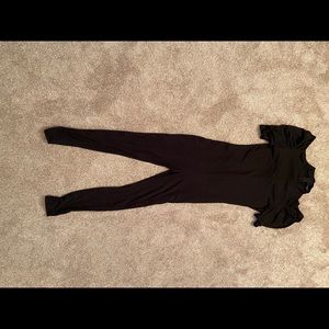 Fashion Nova Puff Sleeve Jumpsuit Size L